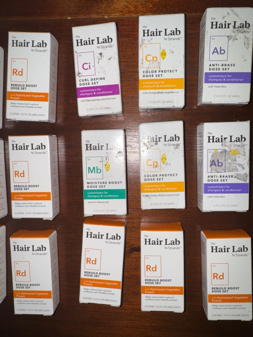 Lot of 17 The Hair Lab by Strands Dose Sets Shampoo Conditioner Additives